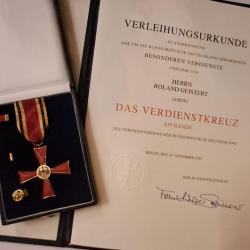Bundesverdienstkreuz für unseren Obermeister